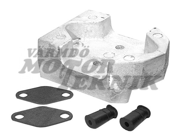 Anode block på sköld aluminium