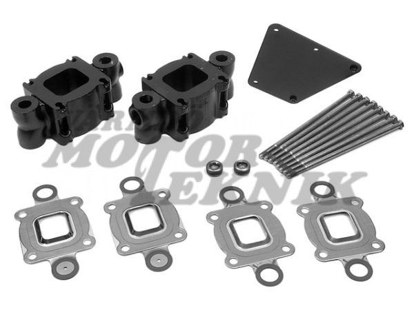 Avgasrisers 3" 76mm std cold lågt knä  kit