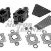 Avgasrisers 3 " 76 mm std cooling högt knä kit