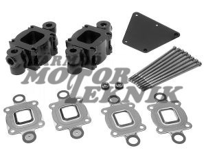 Avgasrisers 3 " 76 mm std cooling högt knä kit
