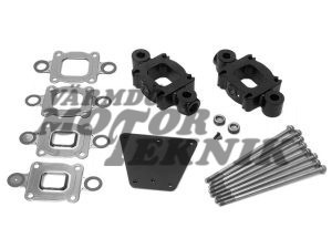 Avgasrisers 1,7" 43mm std cooling högt knä kit