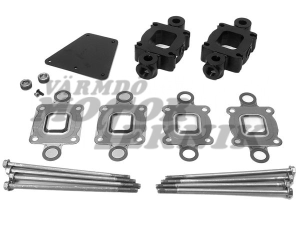 Avgasrisers 1,7" 43mm kit