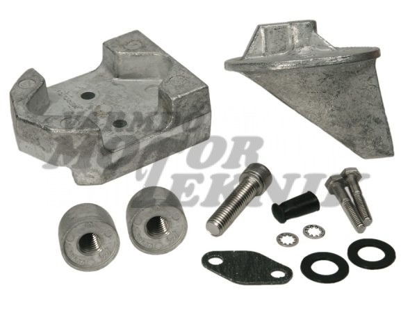 Anodsats komplett  aluminium