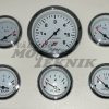 Instrument sats 6 st vit med chrome ring