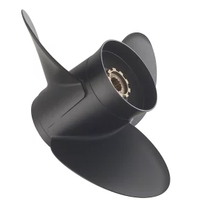 3 Bladig Black Max Aluminium utombordare 40 ct-125 HK trumman 10cm