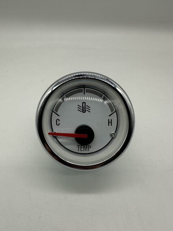 Temperatur instrument vit /chrome
