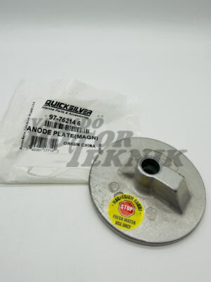 Anod ovanför propellern Magnesium